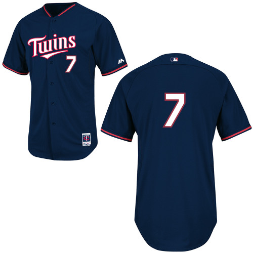 Joe Mauer #7 MLB Jersey-Minnesota Twins Men's Authentic 2014 Cool Base BP Baseball Jersey